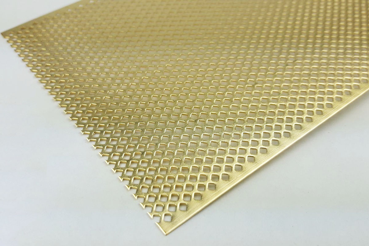 Perforated Brass Mesh